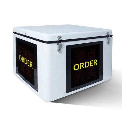 RGB P3 Car Led Advertising Screen Display For Food Deliver Scooter 3G 4G