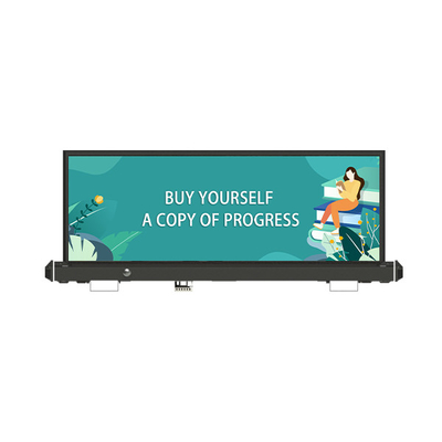 Pixed Pitch 3.3mm Car Roof Billboard 4G GPS LED Car Roof Advertising Sign